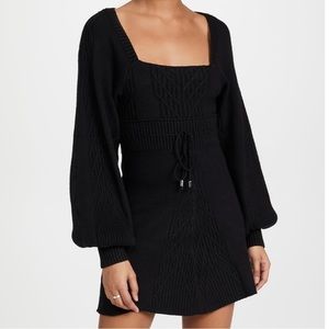NWT FP Emmaline dress in black